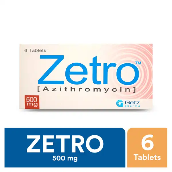 Zetro Tablets 500mg